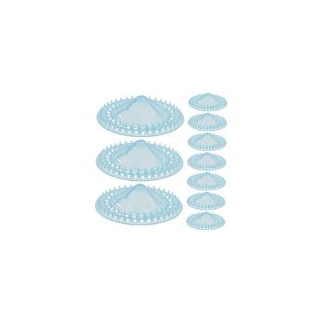 50 pièces Couvercles de Drain de Sol Jetables de Filtres Bouchage pour et Attrape Cheveux pour Salle de Bain et Cuisine Design Minimaliste et Élégant