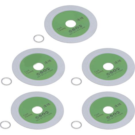Lame de scie diamantée 5 pièces pour le nettoyage et le rainurage des fissures de carrelage en porcelaine et céramique, 100 x 20 x 10 x 1,2 mm
