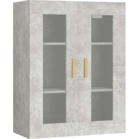 Maison Exclusive - Armario colgante de pared gris hormigón 69,5x3 (1/5)