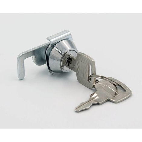 Serrure à came mini avec clip rapide pour caisse enregistreuse POS, tiroir de caisse, casier gym ou armoire métallique – clé universelle (1/4)