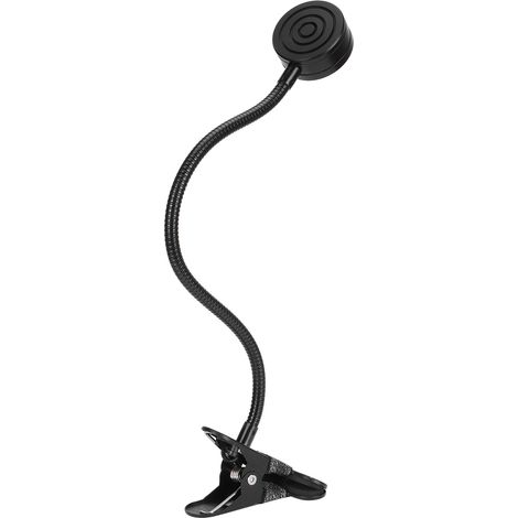 Lampe de bureau USB avec clip, lumière de lecture flexible pour bureau et chambre, angle réglable à 360°. (1/5)