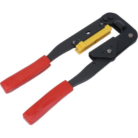 Pince à sertir pour câbles de 241 mm, 45 fils plats en acier, connecteurs IDC, outil de coupe pour bornes FC (1/5)
