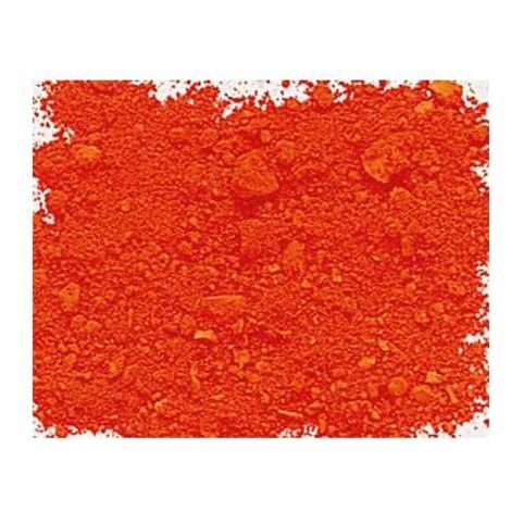 Pigment pour création de peinture - pot 110 g - Rouge de Cadmium orange véritable