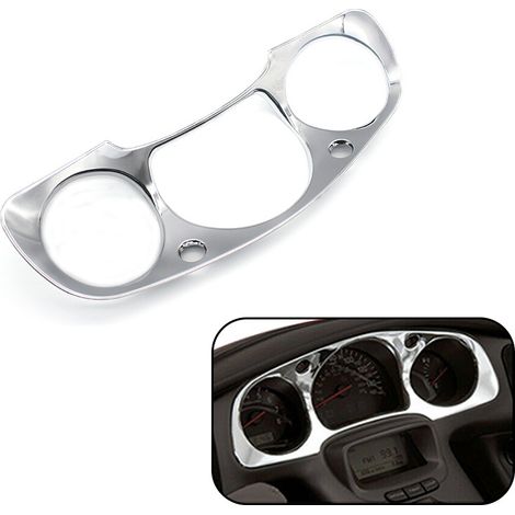 Suitable for the Gold Wing GL1800 electroplated dashboard decorative panel, the electroplated dashboard cover and decorative parts for 2001-2005 models.
