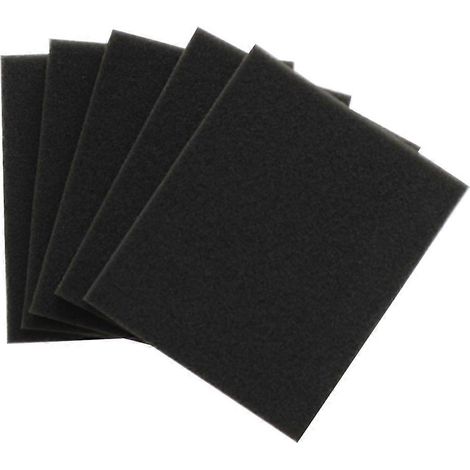 Lot de 6 filtres en mousse pour aspirateur domestique FC8140, FC8142, FC8144 et FC8148 (outil de nettoyage 132 x 112 x 10 mm). (1/5)