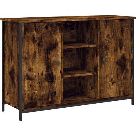 Credenza buffet cassettiera mobile contenitore organizer cucina soggiorno soggiorno 100 x 35 x 70 cm derivati del legno marrone 020030829