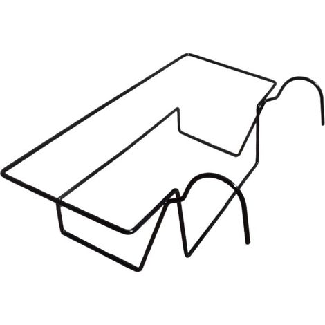 Support de jardinière - Support en métal pour extérieur, Couleur Noire, Dimensions 50 x 20 x 15,5 cm, idéal pour Planter des Fleurs et décorer Les Jardins (1/2)