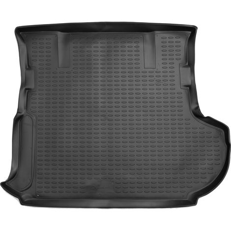 TAPPETINO VASCA BAULE COMPATIBILE CON MITSUBISHI Outlander XL, with subwoofer, 2005-2010, 2010-2012, SUV TAPPETINO IN GOMMA TPE BORDO ALTO 3D ANTISCIVOLO IMPERMEABILE