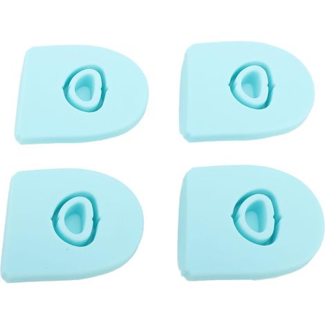 Ersatz-Silikon-Flaschenverschlussstopfen, 4er-Packung, 1,6 x 1,4 Zoll, auslaufsicher, einfache Installation und Reinigung für Edelstahl-Wasserflaschen (Blau) (1/5)