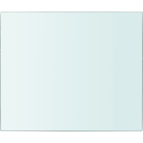 Panneau d'Étagère en Verre Transparent 30x25cm, pour Présentoir (1/2)