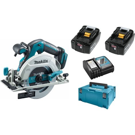 Sierra Circular MAKITA DHS680RMJ (2 x 4,0 Ah + DC18RC + MAKPAC 3)