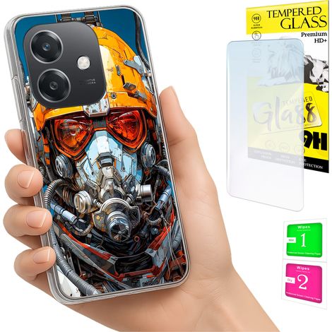 Schutzhülle für Oppo A40 / A40m / A60 5G: Fotoschutzhülle, Rückseite aus 9H-Glas (1/5)
