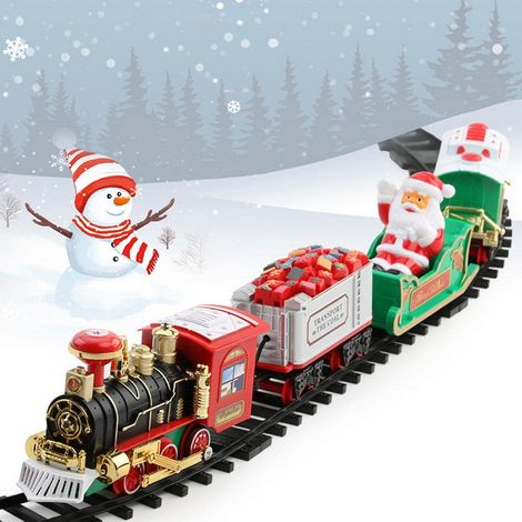 Trenino musicale con binario per Albero di Natale diametro 90cm Wisdom (1/5)
