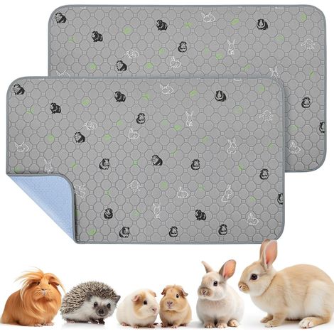 100x90cm 2 Stück PIPI Pads pour cochons d'Inde Réutilisable Imperméable (1/5)