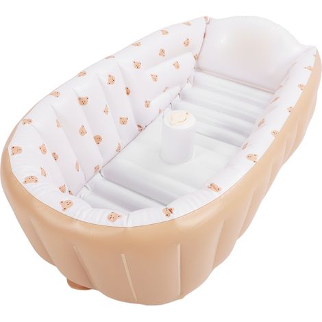 Baignoire gonflable pour bébé, légère, multifonctionnelle et portable, pliable, idéale pour les voyages. (1/5)