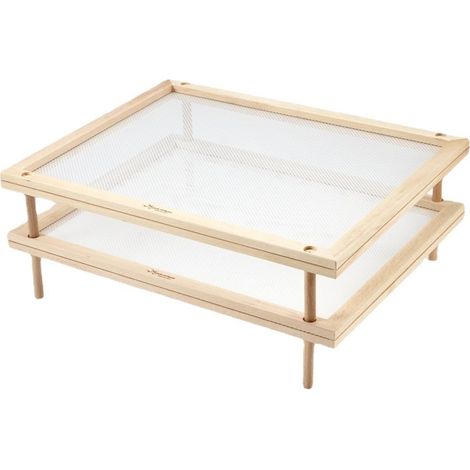 Séchoir à pâtes en bois pour herbes, support de séchage alimentaire multifonction, étendoir de cuisine pratique (1/4)