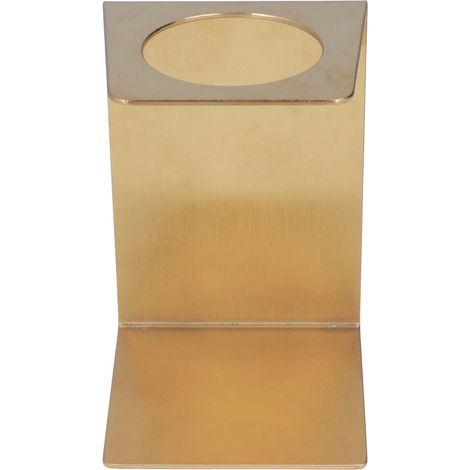 Support à café filtre petit format, léger et durable, en métal réutilisable, pour café et usage domestique, couleur or. (1/5)