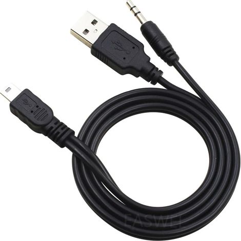 Adaptateur de câble haute qualité USB vers mini 3,5 mm pour Ihome (1/5)