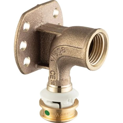 Viega Rosone a muro Raxofix DN10, DN 10, Rp 1/2 bronzo al silicio Modello 5325.51, 781491