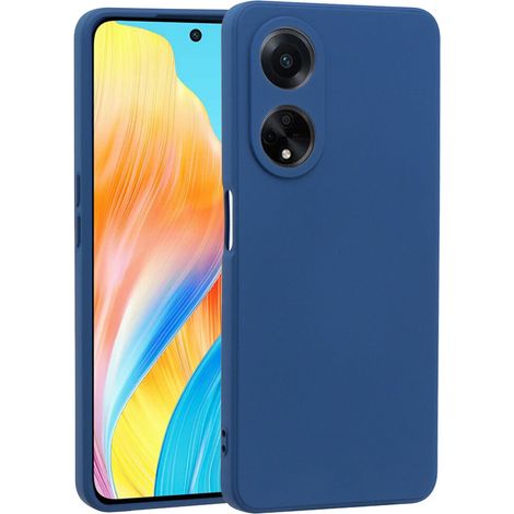 Funda para Oppo A58 4G, silicona ligera, azul