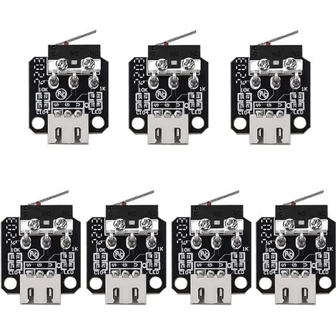 7 Pièces Butées De Fin De Course Pour Imprimante 3D, Module De Fin De Course Mécanique Pour Pièces D'Imprimante 3D, Compatible Avec La Série Ender 3/5/Pro/V2 Cr-10 S4 S5 (1/5)