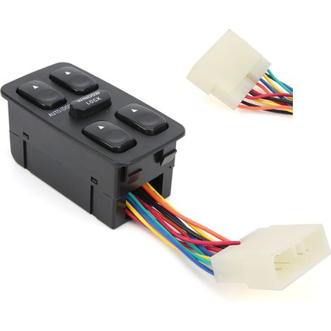 Interrupteur de commande de lève-vitre électrique 93570-28001 de remplacement pour Hyundai Elantra 1992-1994 (1/5)