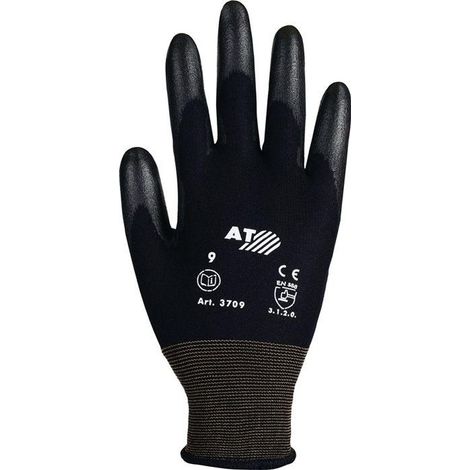 Guanti ASATEX neri poliammide taglia 7 - 3709/7 (1/5)
