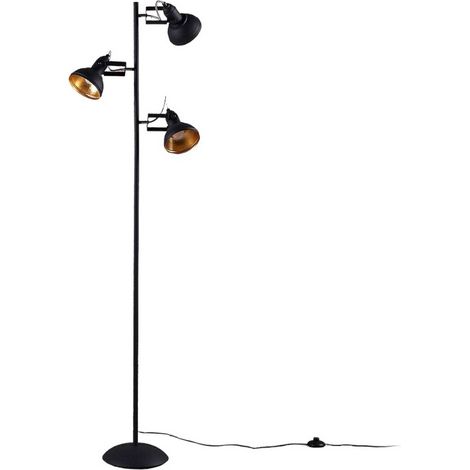 Stehlampe "Lilly" aus Metall für Wohnzimmer & Esszimmer von Lindby