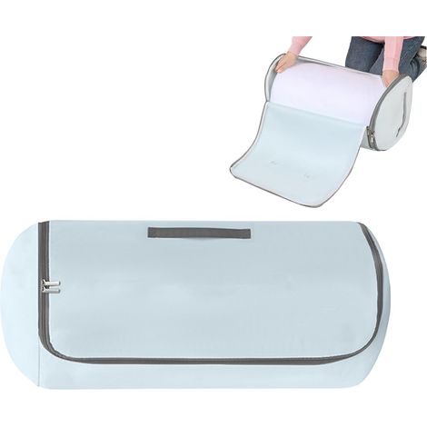 Organiseur de compression cylindrique, grande capacité, économiseur d'espace, cylindrique compressible, organisateur d'auto-compression pour bagages, valise, sac à dos, armoire de voyage (1/5)