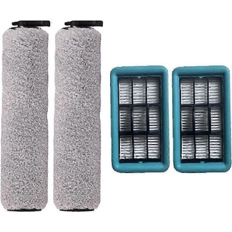 Accessoires pour autolaveuse compatibles avec Bissell CrossWave HF2/3845N/3831 : brosse et filtre de rechange. Nettoyage sols durs. (1/5)