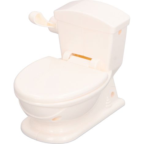 Lustiger Spielzeug-Toilettensitz mit 3D-Kacka-Effekt, tragbarer Simulations-Toilettensitz für Streiche. (1/5)