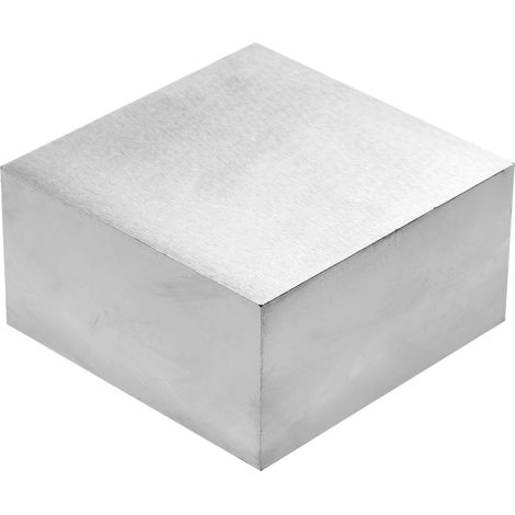 75x75x40mm Bloc de banc en acier, Bloc en acier Bloc de banc en métal acier trempé Blocs plats 123 Rectification de précision pour fabrication de bijoux Outil de poinçonnage, Carré