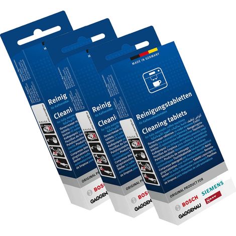 Ersatzteil - Set 3 Schachteln (10 Tabletten) Reinigungstabletten Original - - BOSCH, SIEMENS, GAGGENAU, NEFF