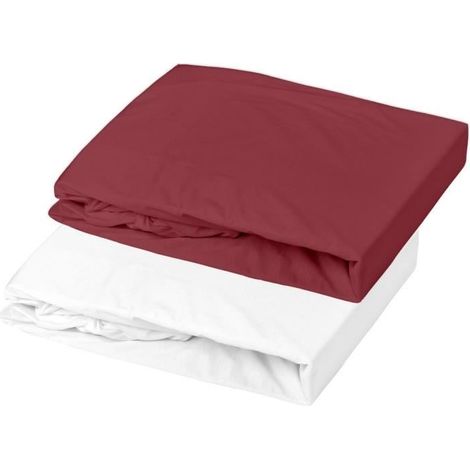 Protège-matelas polyuréthane + drap-housse - 70x140 cm - Grenadine (1/2)