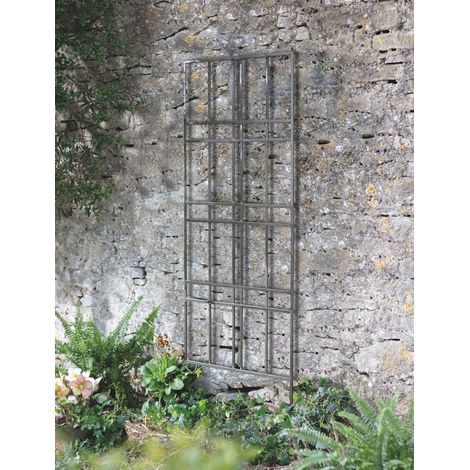 Garden Trading Outdoor Charlbury Floor Trellis Steel Climbing Plant Support (1/2)