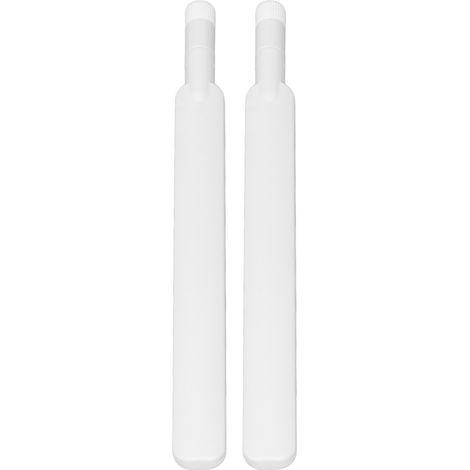 Lot de 2 antennes omnidirectionnelles 4G LTE à gain élevé pour la transmission de données, connecteur SMA mâle pliable et colle blanche (1/5)