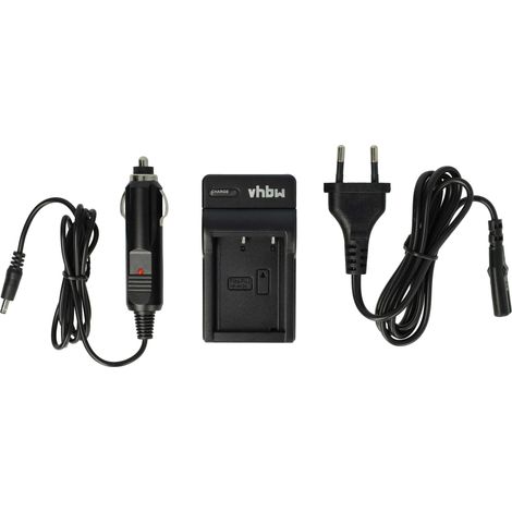 vhbw Ladegerät kompatibel mit Fujifilm FinePix HS55 EXR, HS33 EXR, HS30 EXR Kamera - Ladeschale, Kfz-Adapter Ladeanzeige (1/5)