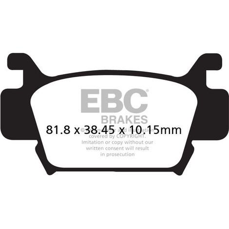 Pastillas de freno EBC FA410TT (juego para 1 disco)