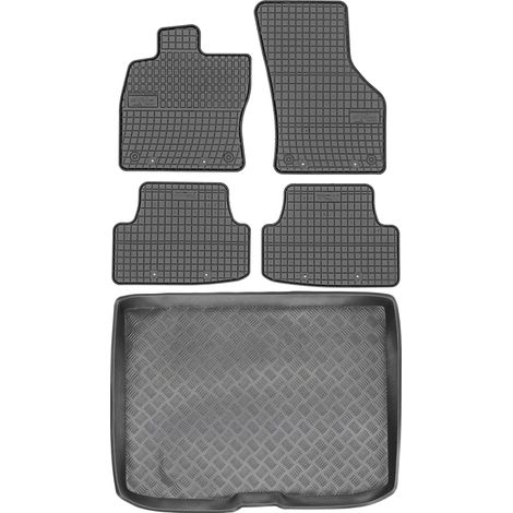 Set di tappetini in gomma per auto e tappetino per bagagliaio per Audi A3 8V Hatchback/Sportback dal 2012 al 2020. (1/5)