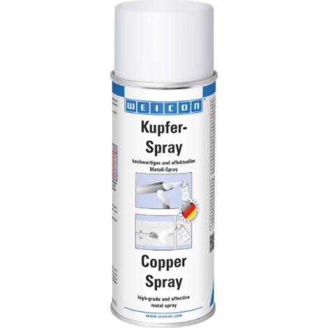 Spray cuivré Weicon 400 ml, revêtement métallique, résistant à la température, séchage rapide (1/2)