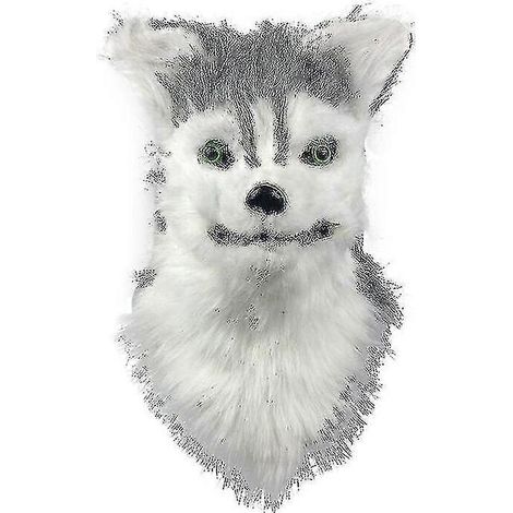 Máscara de látex de cabeza de perro de Halloween de 4 colores, máscaras de animales para cosplay y disfraces para fiestas de Halloween.