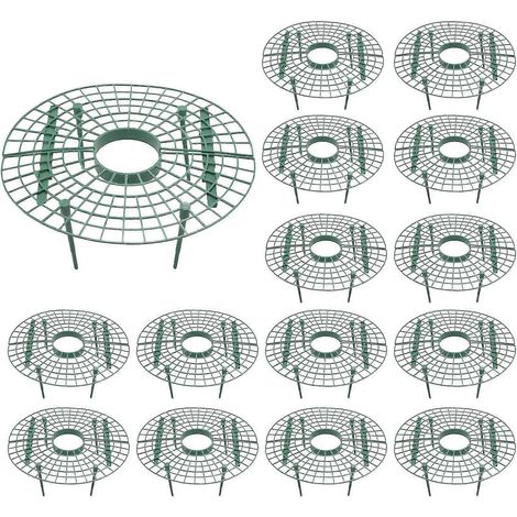 Filiyano-Lot de 15 supports à fraises pour la culture, structure légère en paille, évitant le pourrissement. (1/5)