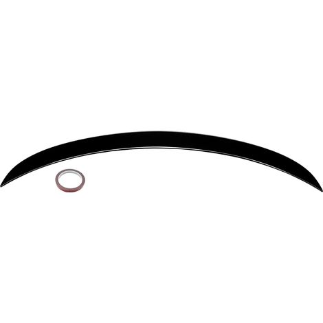 Spoiler delantero, fácil instalación, mejora del rendimiento, negro brillante. (1/2)