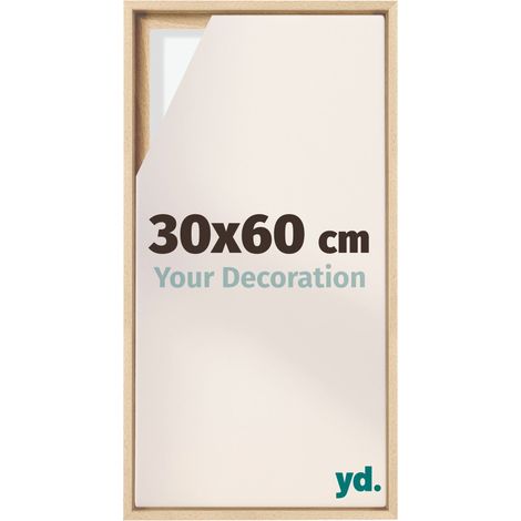 Your Decoration - Cadre flottant - Hetre - Cadre en caisse américaine pour toile sur chassis - MDF - Lyon (1/5)