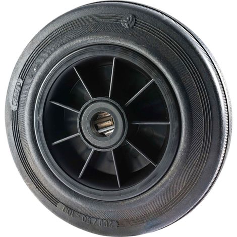 Vollrad Ø 200 x 50 mm Achse von 20 mm