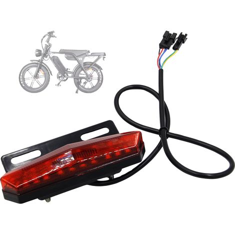 Zubehör für Roller: V8-Rücklicht, rotes Bremslicht/Warnlicht für Fahrdienst-Roller (1/4)