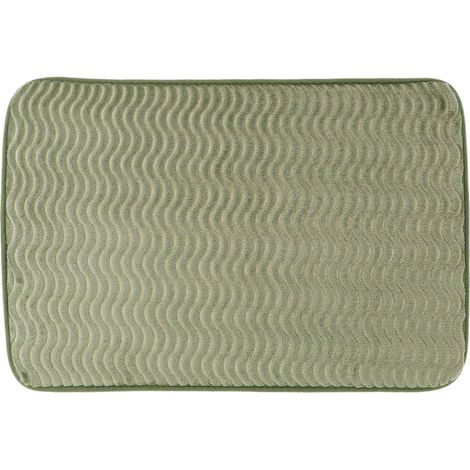 Teppich aus polyester mit welleneffekt 40x60 cm - khaki - Tendance