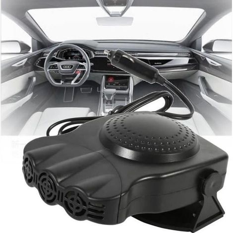 Chauffage Voiture Ventilateur Ventilateur Allume Cigare Chaud Froid Ventilateur Auto Dégivrage Rapide de Pare-brise 12V 150W (1/4)