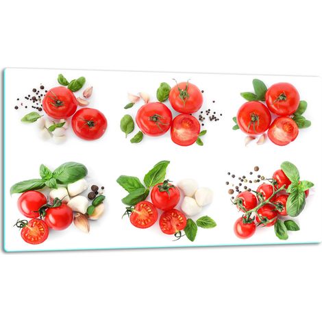 Schneidebrett aus Glas, 52x30 cm, Tomatenmotiv (1/5)