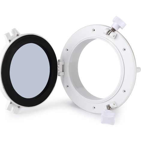 Hublot rond de 215 mm avec éclairage et ventilation pour yachts et camping-cars. (1/5)
